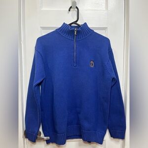 Lauren Ralph Lauren Blue Half-Zip Sweater